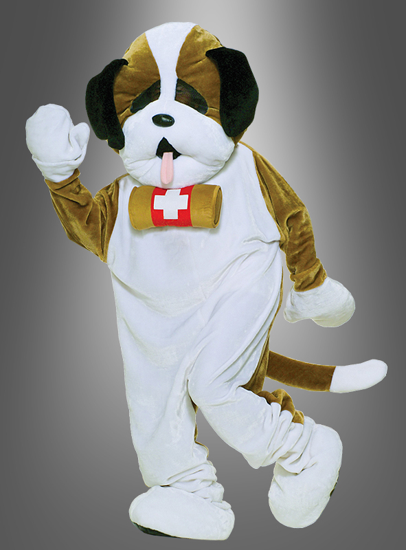 Bernhardiner Kostüm Maskottchen Hund 1 Bernhardiner Kostüm Maskottchen Hund