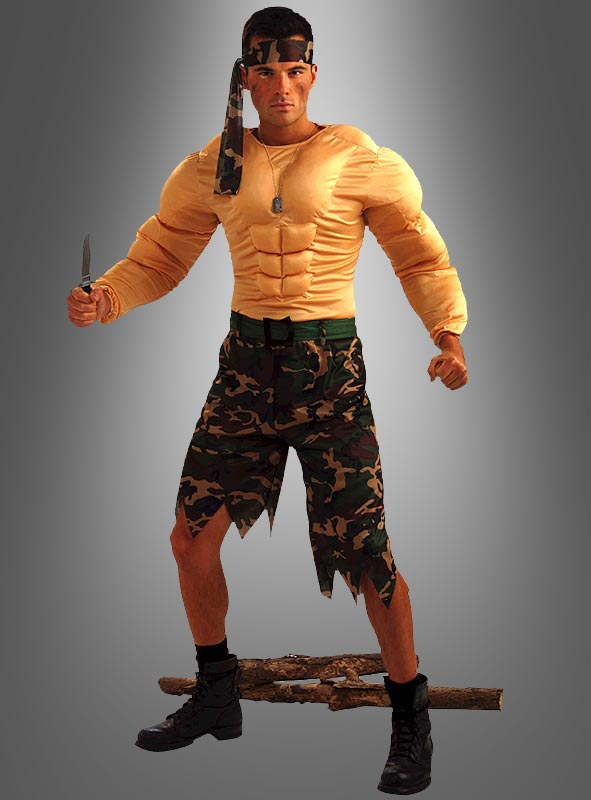 Soldat Muskelkostüm 1 Soldat Muskelkostüm