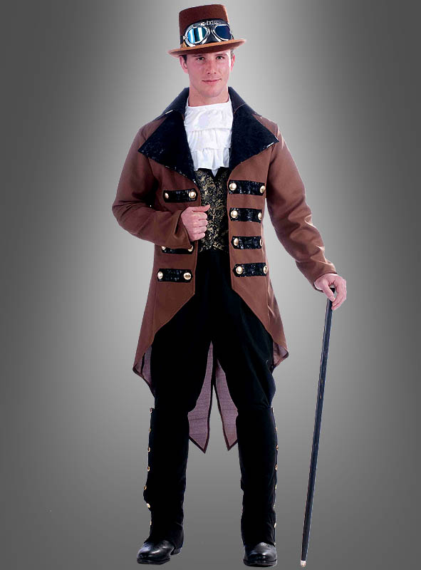 Steampunk Mantel Braun 1 Steampunk Mantel Braun