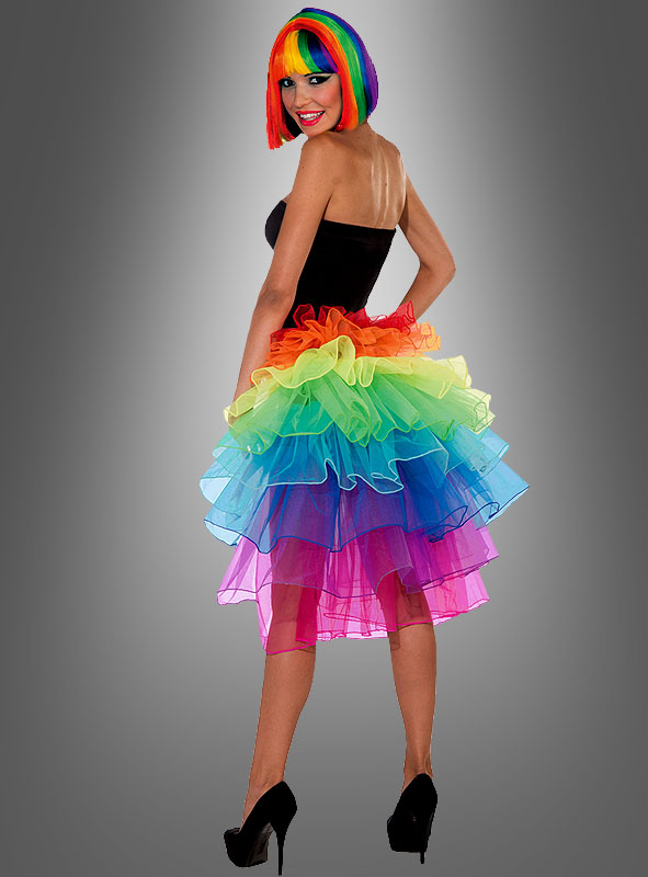 Regenbogen Rockteil Tournüre 1 Regenbogen Rockteil Tournüre