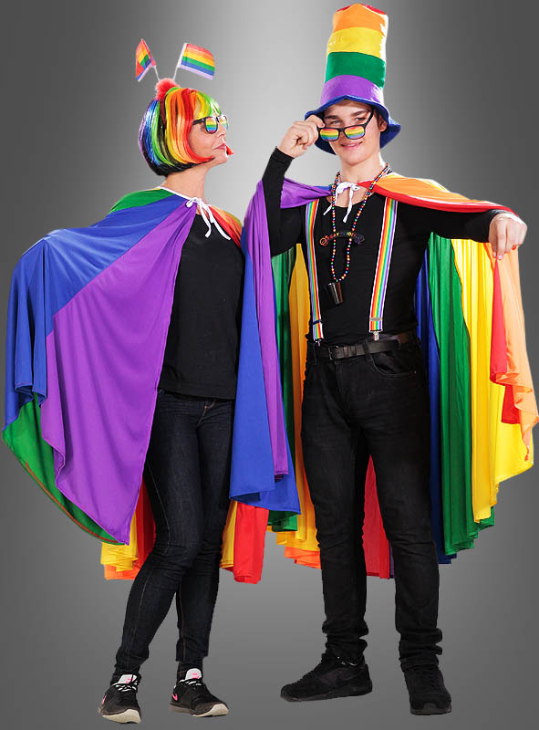 Umhang Cape Regenbogen Unisex 1 Umhang Cape Regenbogen Unisex