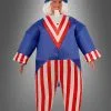 Aufblasbares Uncle Sam USA Kostüm