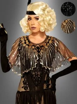 20er Jahre Pailletten Stola