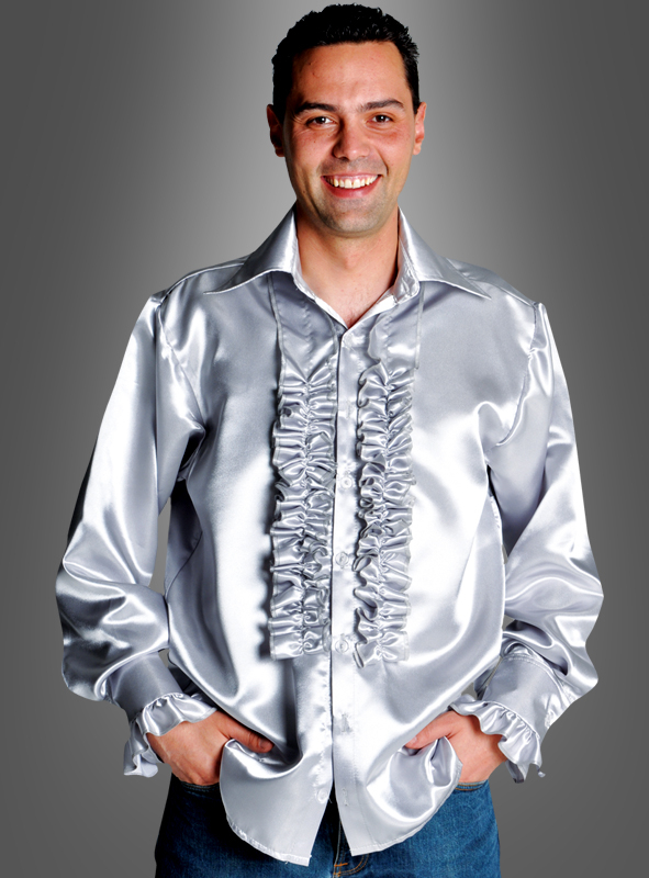 Deluxe Rüschenhemd Waschbar 70er Jahre 2 Deluxe Rüschenhemd Waschbar 70er Jahre – Bild 2