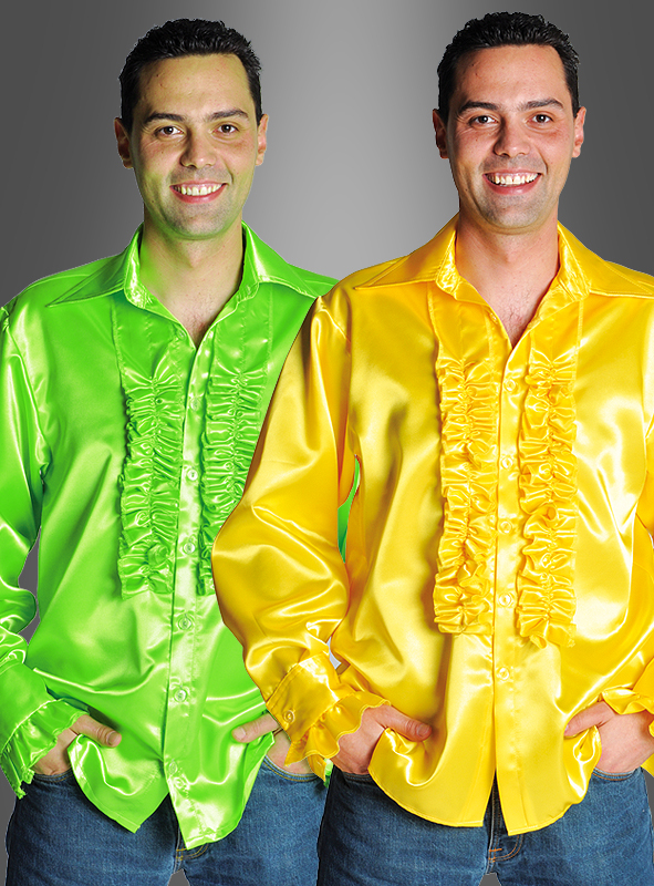 Deluxe Rüschenhemden 70er Waschbar 2 Deluxe Rüschenhemden 70er Waschbar – Bild 2