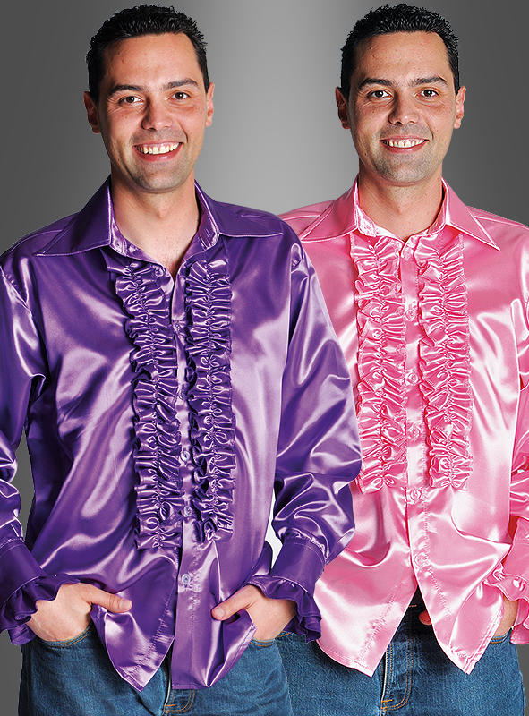 Deluxe Rüschenhemden 70er Waschbar 4 Deluxe Rüschenhemden 70er Waschbar – Bild 4