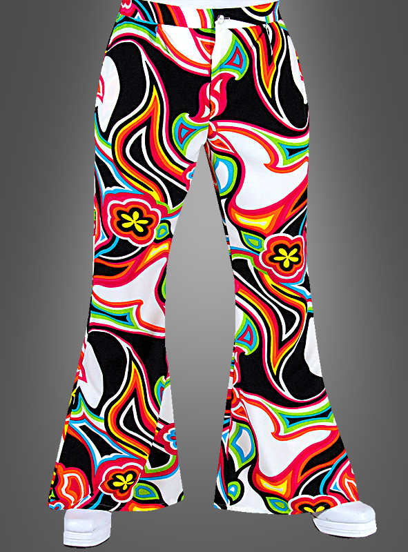 Herren Schlaghose Neon Psychodelic 1 Herren Schlaghose Neon Psychodelic