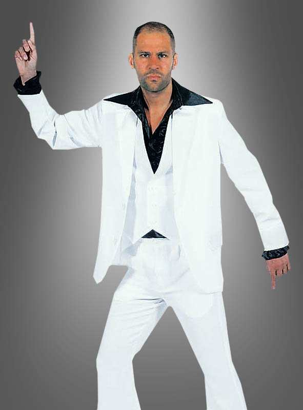 Weiße Weste Zum Disco Anzug 2 Weiße Weste Zum Disco Anzug – Bild 2