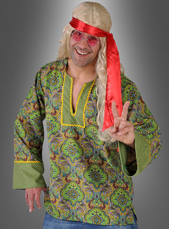 Grünes Hippiehemd Summer Of Love 1 Grünes Hippiehemd Summer Of Love
