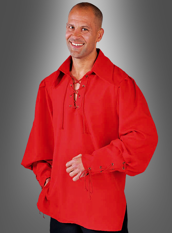 Piratenhemd Herren Zum Schnüren 3 Piratenhemd Herren Zum Schnüren – Bild 3