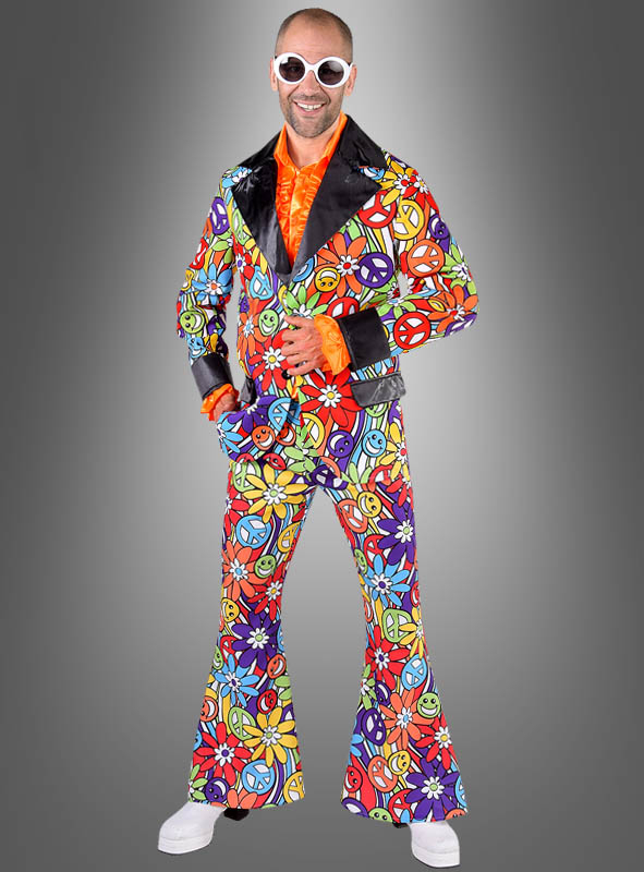 Bunter Herrenanzug 70er Smile 1 Bunter Herrenanzug 70er Smile