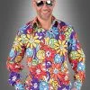 Hippie Blumenhemd Für Herren Smile