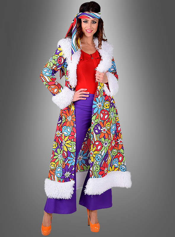 Langer Mantel Hippie Smile 1 Langer Mantel Hippie Smile