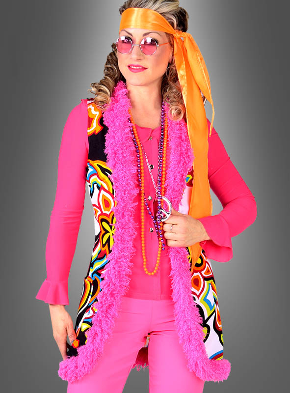 Hippie Weste Neon Psychodelic 1 Hippie Weste Neon Psychodelic