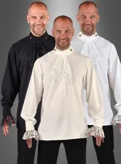 Steampunk Rüschenhemd Mit Jabot