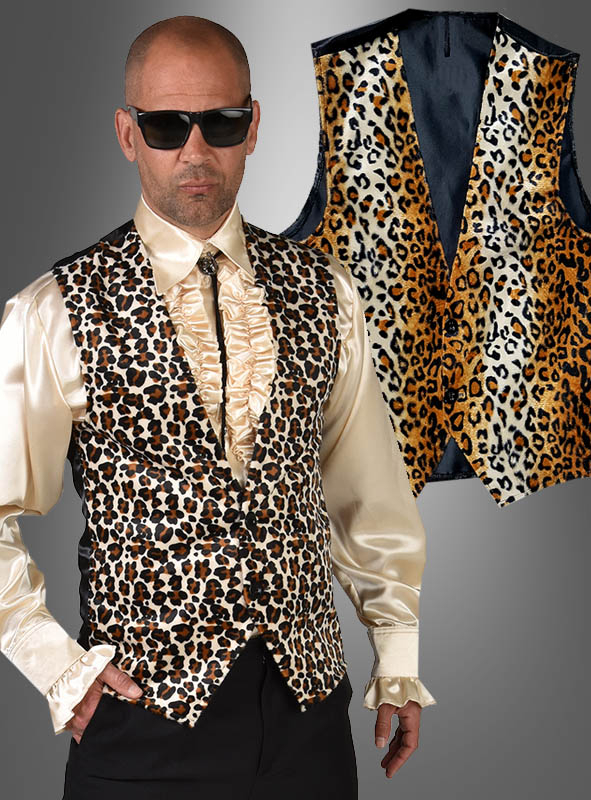 Samtige Leoparden Weste 1 Samtige Leoparden Weste