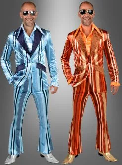 70er Streifen Anzug Olli Braun Oder Blau