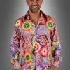 Funky Neon Hemd Herren