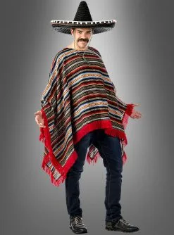Deluxe Mexikanischer Poncho