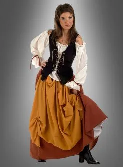 Bäuerin Mittelalter Marktfrau Kostüm