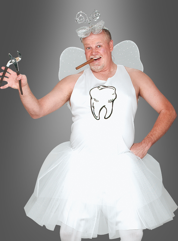 XXXL Witziges Zahnfee Karnevalskostüm 2 XXXL Witziges Zahnfee Karnevalskostüm – Bild 2