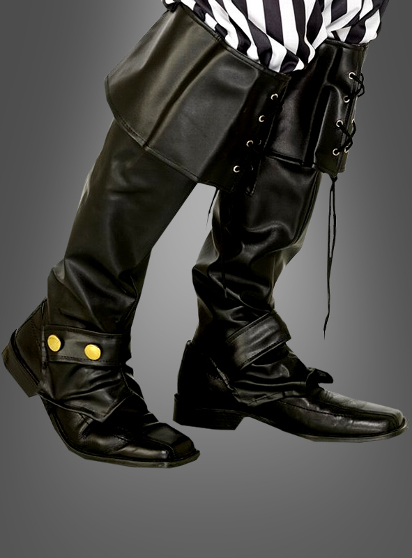 Piratenstiefel Überzieher Deluxe 1 Piratenstiefel Überzieher Deluxe