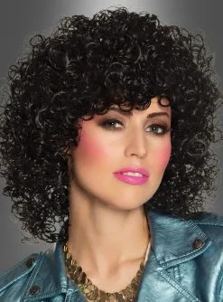 Dauerwelle Perücke 80er Jahre -Halloween-Cosplay Verkaufsgeschäft 6 86239 x pic3