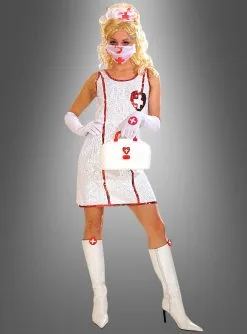 Krankenschwester Paillettenkleid -Halloween-Cosplay Verkaufsgeschäft 6 87148 pic3