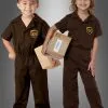 UPS Paketzusteller Kostüm Für Kinder