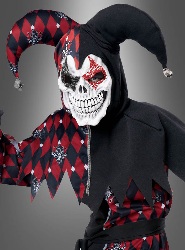 Psycho Jester Hofnarr Kinderkostüm 2 Psycho Jester Hofnarr Kinderkostüm – Bild 2