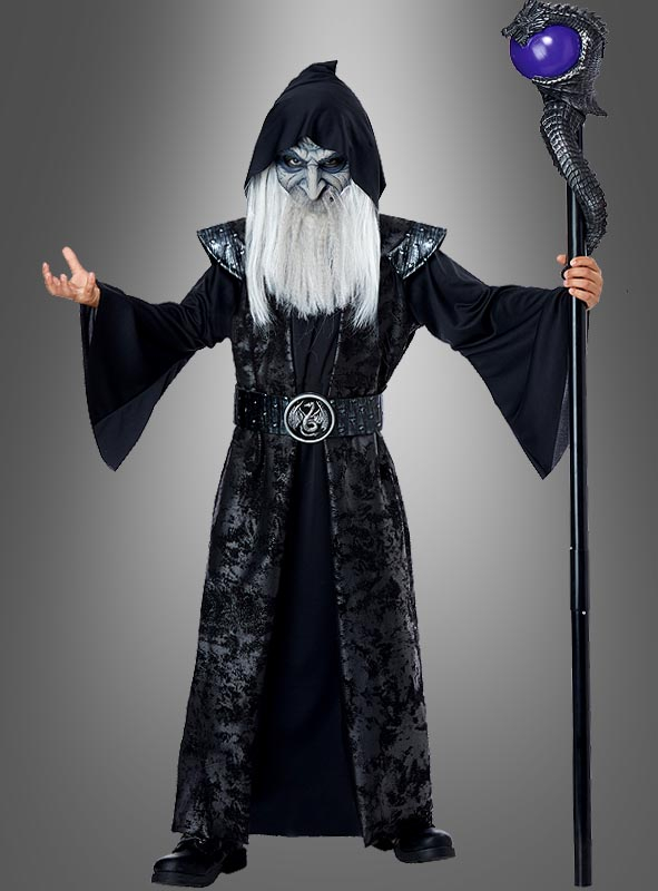 Dunkler Magier Kinderkostüm 1 Dunkler Magier Kinderkostüm