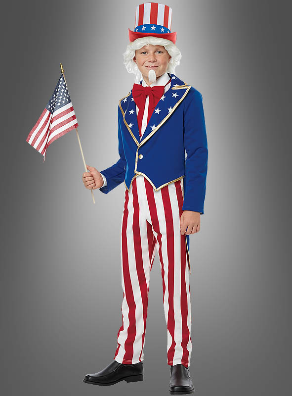 Uncle Sam Kostüm Für Kinder 1 Uncle Sam Kostüm Für Kinder