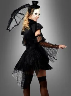 Viktorianische Puppe Gothic Kleid Mit Schirm 5 Viktorianische Puppe Gothic Kleid Mit Schirm -Halloween-Cosplay Verkaufsgeschäft 70 01144 pic3