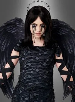 Schwarzer Engel Kostüm Für Mädchen 5 Schwarzer Engel Kostüm Für Mädchen -Halloween-Cosplay Verkaufsgeschäft 70 3022 030 pic3