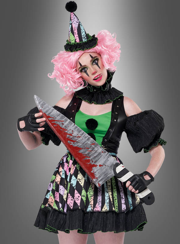 Verrückte Clownfrau Nicky Damenkostüm 3 Verrückte Clownfrau Nicky Damenkostüm – Bild 3