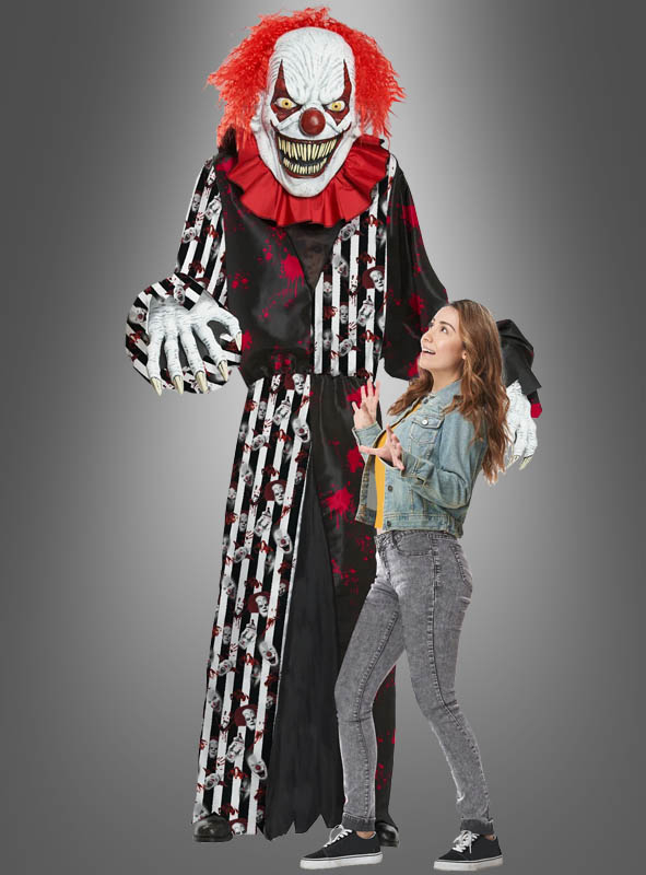 Gigantischer Horrorclown Kostüm Oder Deko Ca. 240 Cm 1 Gigantischer Horrorclown Kostüm Oder Deko Ca. 240 Cm