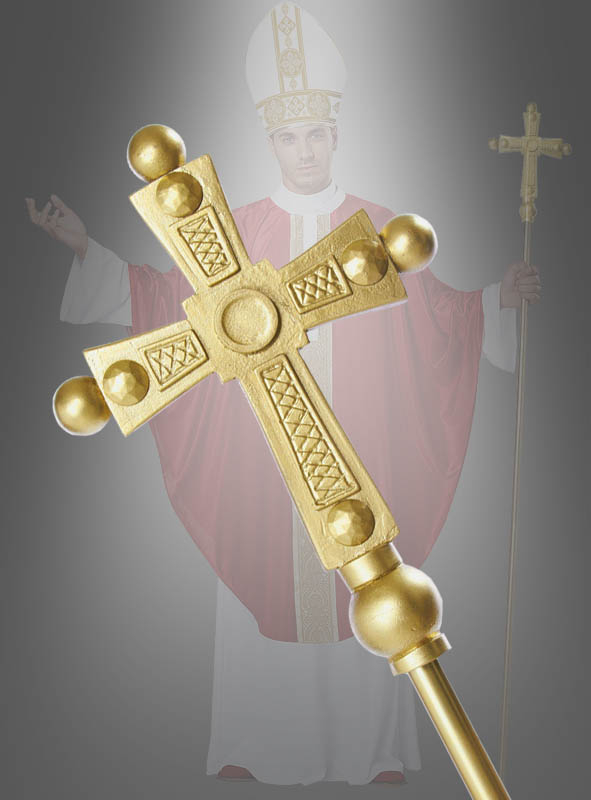 Priesterstab Ferula Kreuzstab 165cm 1 Priesterstab Ferula Kreuzstab 165cm