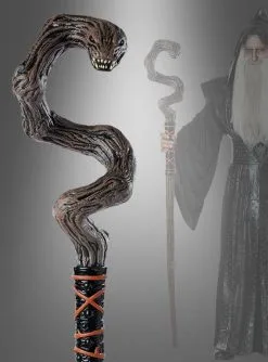 Fantasy Stab Mit Schlangenkopf 150cm