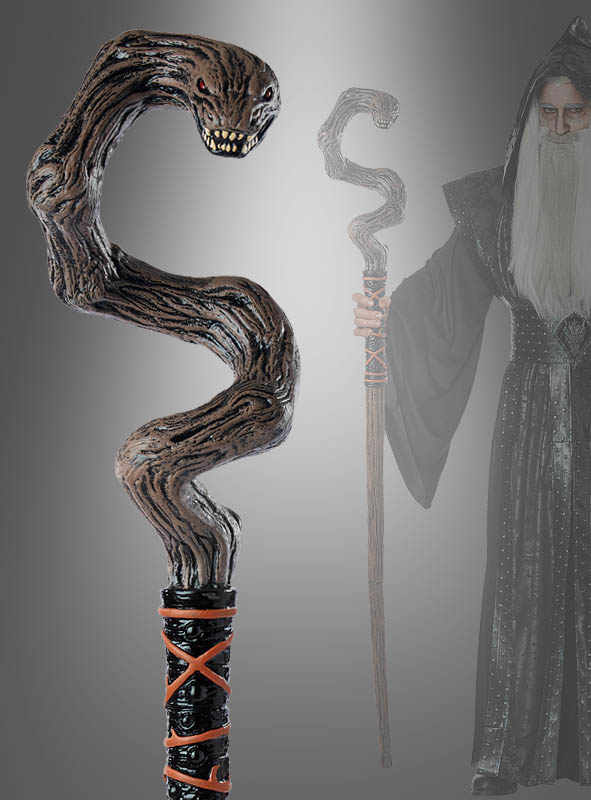 Fantasy Stab Mit Schlangenkopf 150cm 1 Fantasy Stab Mit Schlangenkopf 150cm