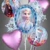 Elsa Folienballons Strauß Eiskönigin