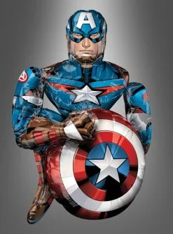 Captain America Airwalker Folienballon 86 X99 Cm