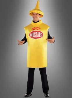 Senf Flaschenkostüm