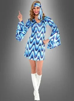 Paillettenkleid Disco Lady Bluebird
