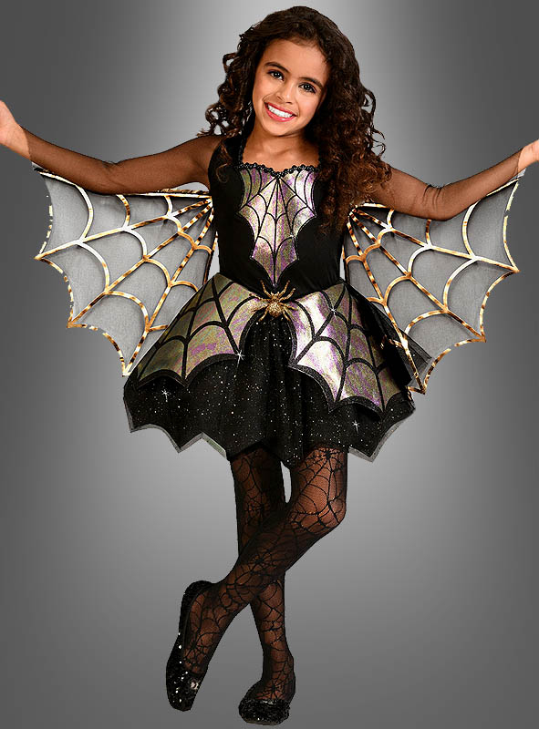 Irisierendes Spinnenkostüm Für Mädchen 1 Irisierendes Spinnenkostüm Für Mädchen
