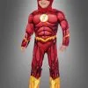 Flash Kostüm Mit Muskeln Für Kinder
