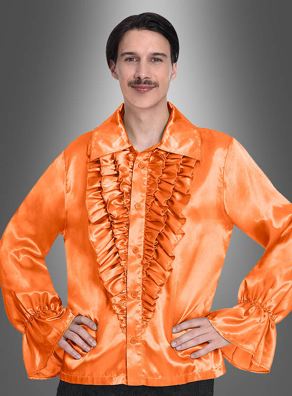 Retro 70er Rüschenhemd Schlagerstar 2 Retro 70er Rüschenhemd Schlagerstar – Bild 2