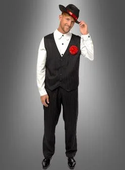 Gangster Nadelstreifen Anzug Carlo