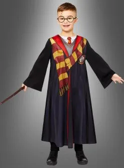 Bedruckte Harry Potter Robe Mit Zauberstab Und Brille