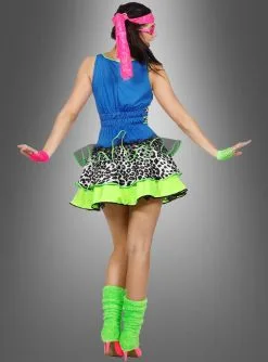 80er Kleid Neon Girl Kostüm -Halloween-Cosplay Verkaufsgeschäft 80er pop ndw outfit 53e7c31da9 3