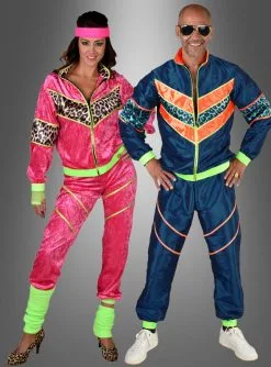 80er Jahre Kostüm Jogginganzug Blau 6 80er Jahre Kostüm Jogginganzug Blau -Halloween-Cosplay Verkaufsgeschäft 80er jahre neon trainingsanzug dieter 46b50782a7 3